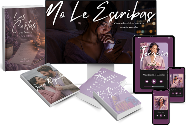 Bundle digital NO LE ESCRIBAS — guía contacto cero